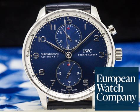 IWC IW371432 Portuguese Chronograph SS .